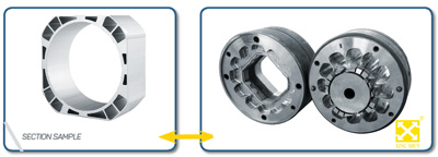 Industrial extrusion die